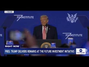 Read more about the article President Trump delivers remarks in Miami at the Future Investment Initiative: LIVE