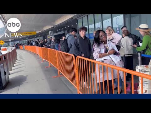 Read more about the article Traveler frustrations continue as security lines across America see long waits