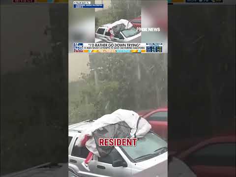 Read more about the article WATCH: Florida man tries to save car during HAILSTORM #foxnews #news #us #fox