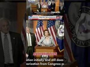 Read more about the article FLASHBACK: Pelosi backs Libya strikes without congressional approval #shorts #foxnews #democrats