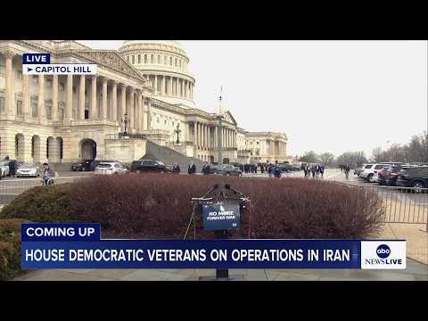 You are currently viewing COMING UP: House Democratic veterans hold news conference on operations in Iran
