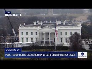 Read more about the article COMING UP: President Trump takes part in roundtable on energy usage for AI data centers