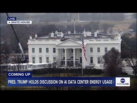 Read more about the article COMING UP: President Trump takes part in roundtable on energy usage for AI data centers
