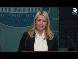 Read more about the article Americans in Middle East were given “notices to leave immediately” Leavitt says