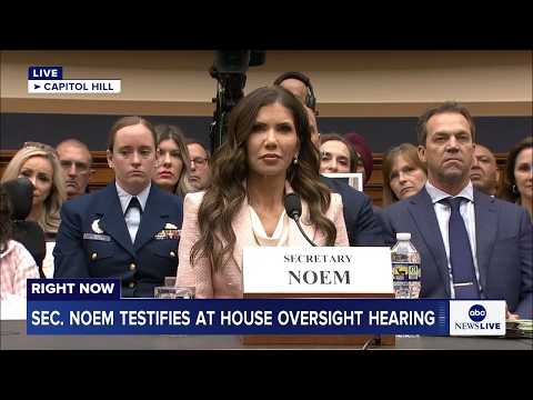 You are currently viewing LIVE: Homeland Security Sec. Noem testifies at House oversight hearing