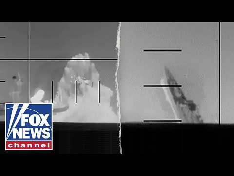 You are currently viewing NEW video shows torpedo fired from US submarine SLAMMING into and sinking Iranian warship