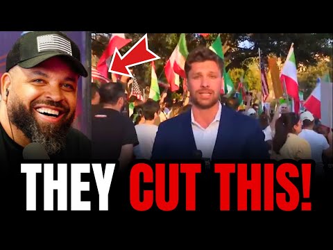 You are currently viewing CBS caught CENSORING Iranians celebrating Trump