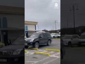 Read more about the article Eyewitness video captures drone attack on Azerbaijan airport