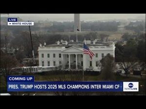 Read more about the article SOON: President Trump welcomes 2025 Major League Soccer Champions Inter Miami CF to the White House