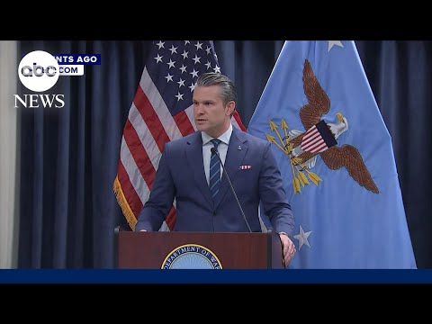 You are currently viewing Defense Secretary Pete Hesgeth and Adm. Brad Cooper hold war briefing on Iran