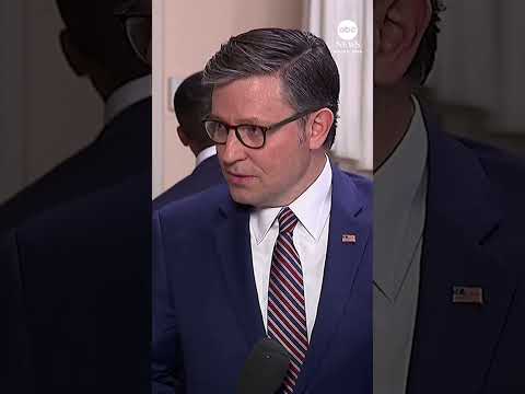 Read more about the article House Speaker Mike Johnson continues to argue the US is not at war