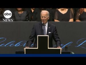 Read more about the article FULL REMARKS: Former President Joe Biden pays tribute to Jesse Jackson