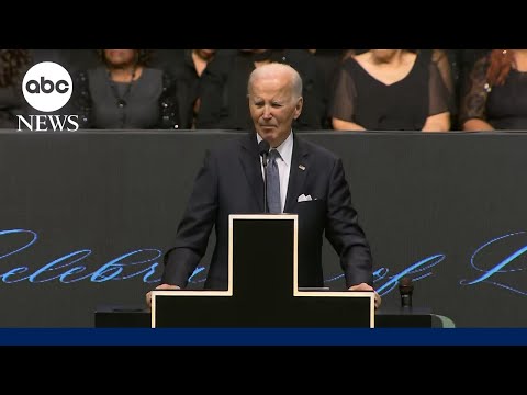 Read more about the article FULL REMARKS: Former President Joe Biden pays tribute to Jesse Jackson