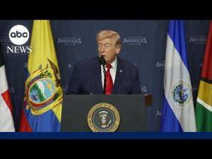 Read more about the article Trump warns of imminent action against Cuba at ‘Shield of Americas’ summit