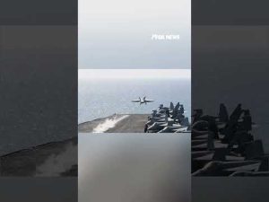 Read more about the article WATCH: US fighter plane takes off from aircraft carrier #shorts #foxnews #news #us
