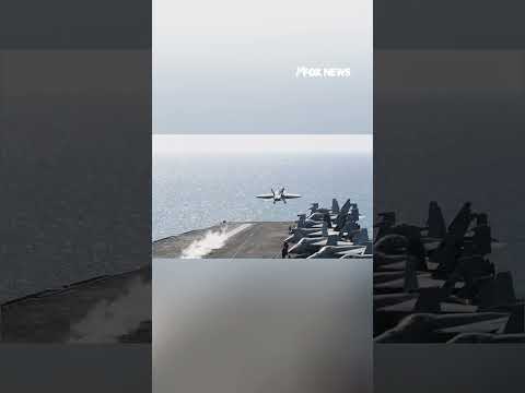Read more about the article WATCH: US fighter plane takes off from aircraft carrier #shorts #foxnews #news #us