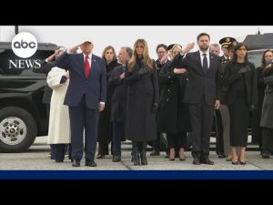 Read more about the article Trump attends dignified transfer