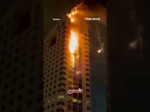 Read more about the article Kuwaiti government building ENGULFED IN FLAMES after Iran drone strike #foxnews #news #us #fox