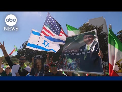 You are currently viewing Some protest, others celebrate after U.S. strikes on Iran