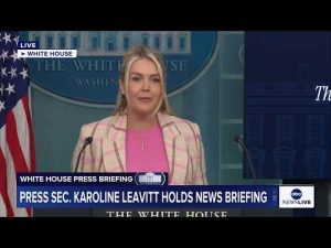 Read more about the article LIVE: White House press briefing