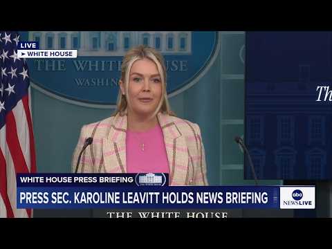 Read more about the article LIVE: White House press briefing