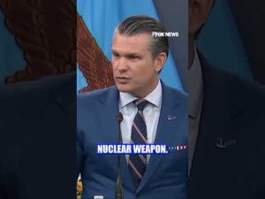 Read more about the article COURAGE AND RESOLVE’: Hegseth vows that Iran will never have a nuclear weapon