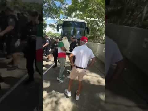 Read more about the article ‘SAVE OUR GIRLS’: Fans attempt to block Iranian women’s soccer team from leaving hotel