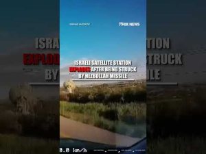 Read more about the article Israeli satellite station EXPLODES after being struck by Hezbollah missile #foxnews #news #us #fox