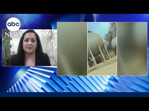 You are currently viewing What to know about ‘black rain’ that fell on Iran after strikes on oil reserves