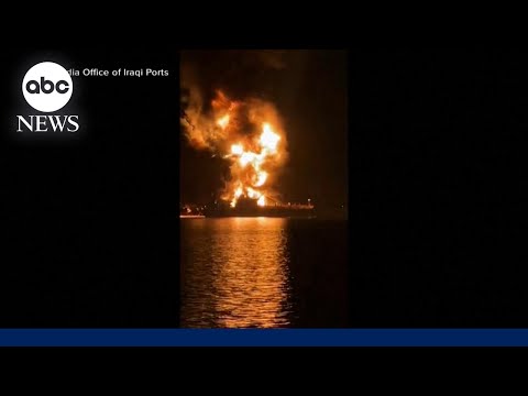 Read more about the article 1 dead, 38 rescued after two tankers struck in Iraqi waters