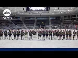 Read more about the article David Muir shares moment high school hockey player scores goal sending team to finals