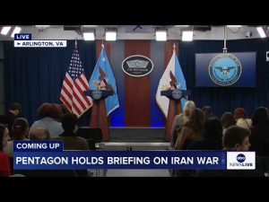 Read more about the article Pentagon holds briefing on Iran war