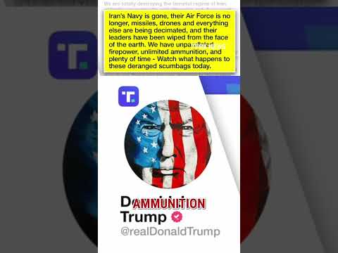 You are currently viewing ‘WATCH WHAT HAPPENS!’: Trump issues OMINOUS warning to Iran #shorts