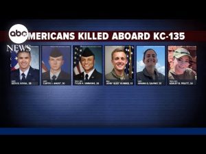 Read more about the article Pentagon identifies 6 Americans killed aboard refueling aircraft in Iraq