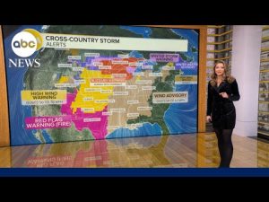 Read more about the article Major cross-country storm bringing heavy snow, severe storms and fire danger