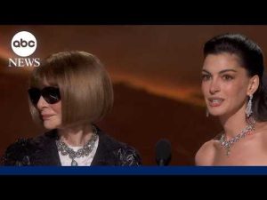 Read more about the article Anne Hathaway and Anna Wintour have ‘Devil Wears Prada’ moment at 2026 Oscars