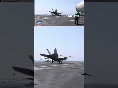 You are currently viewing SEE IT: Fighter jets return from combat operations over Iran #shorts #foxnews #iran