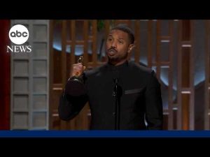 Read more about the article Michael B. Jordan wins Oscar for best actor for ‘Sinners’ at