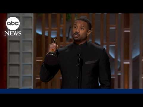 Read more about the article Michael B. Jordan wins Oscar for best actor for ‘Sinners’ at