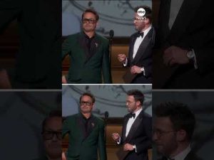 Read more about the article Robert Downey Jr., Chris Evans reunite to present at the Academy Awards