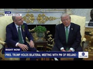 Read more about the article LIVE: President Trump holds bilateral meeting with prime minister of Ireland