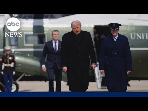 Read more about the article Trump attends dignified transfer of 6 US service members killed in Iran war