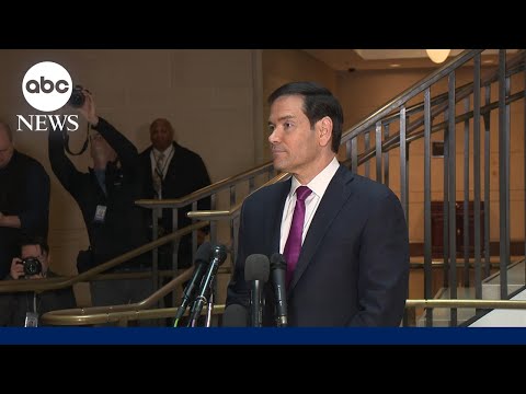 You are currently viewing Marco Rubio speaks on US strikes in Iran