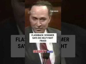 Read more about the article FLASHBACK: Schumer says IDs help fight fraud #shorts #us #voterid #schumer
