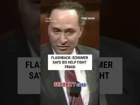 You are currently viewing FLASHBACK: Schumer says IDs help fight fraud #shorts #us #voterid #schumer
