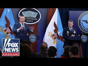 Read more about the article WATCH LIVE: Hegseth and Gen. Caine provide Epic Fury update from the Pentagon