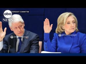 Read more about the article Video of Clintons’ depositions in House Epstein probe is released