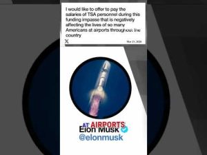 Read more about the article Musk offers to pay TSA salaries amid shutdown #shorts #us #news #foxnews #TSA #DHS #shutdown