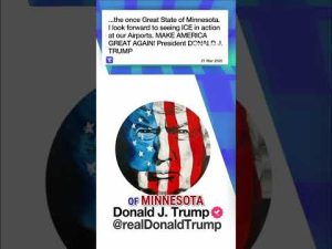 Read more about the article BREAKING: Trump threatens to send ICE to airports over DHS shutdown #shorts #us #news #ICE