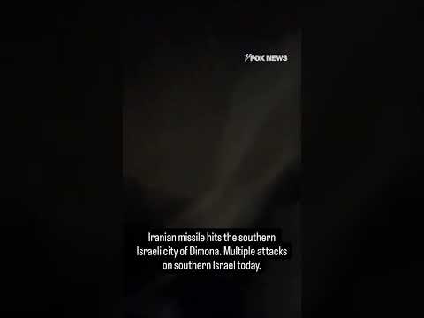 Read more about the article WATCH: Video shows Iranian missile hitting southern Israel #shorts #foxnews #us #news #media